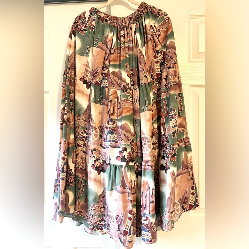 VINTAGE Southwestern Print Skirt
